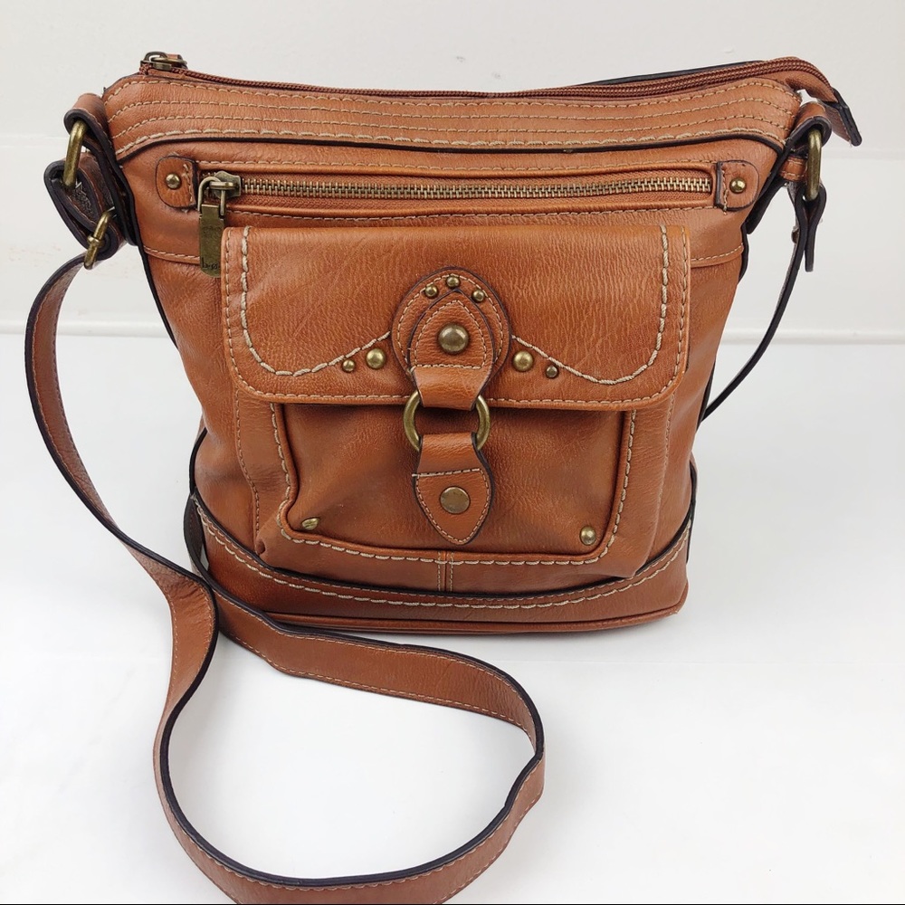 Boc Faux Leather Crossbody Boho Bag